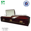 high gloss velvet interior wooden casket beds